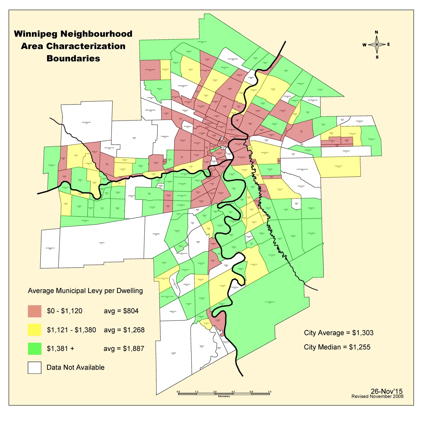 Source: 2015 Municipal Assessment Data by Neighbourhood, 2011 Census by Neighbourhood, Building permits 2012-2014